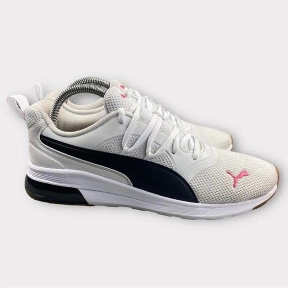 Puma Shoes - Puma Electron Star Running Shoes Womens 10 Sneakers White Black 371778-01‎